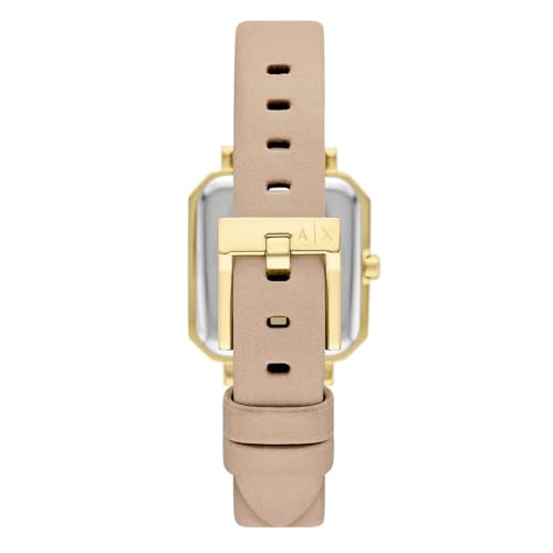 Image of Armani Exchange A|X Women's Watch, Square Three-Hand Stainless Steel Watch for Women