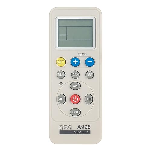 A998-5000IN1 5000 in1 A998 Replaced Universal Remote Control Compatible with All Brands Air Conditioner