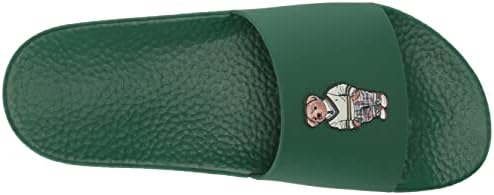 POLO RALPH LAUREN Mens Slide Sandals, Forest Green, 12 US | Image 4