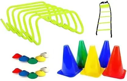 Speed Hurdle Kit | Plastic Speed Hurdles for Adults & Children (Pack of 6)-image-44