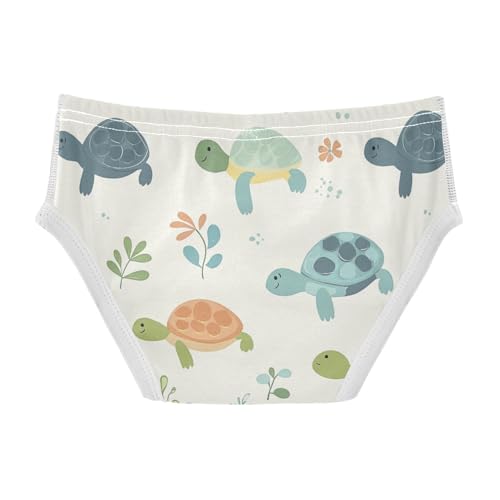 Wusikd Baby Turtles Boys' Underwear Cotton Cute Boys Briefs Soft Toddler Underwear 2T2