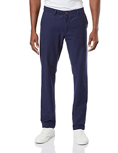 Calça Chino Cotton Sarja Marinho 42