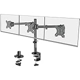 El soporte de escritorio para monitor viene con una abrazadera C y un conjunto de montaje de arandela. El usuario puede colocar el soporte y sostener su monitor con la abrazadera C (grosor máximo de la mesa de 8,8 cm). Si hay un agujero en su escritorio, puede optar por montar la arandela (grosor máximo de la mesa de 5 cm), lo que crea más espacio en su escritorio y garantiza que su estación de trabajo permanezca espaciosa y ordenada.