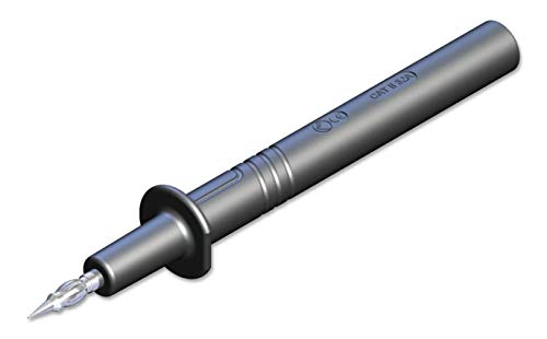 HIRSCHMANN TEST AND MEASUREMENT 972319100 PROBE, PIN, 4MM, BLACK, MVL S (1 piece)
