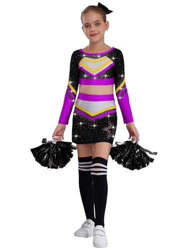 Costume de pompom girl pour filles qui ne pique pas et s'enfile facilement
