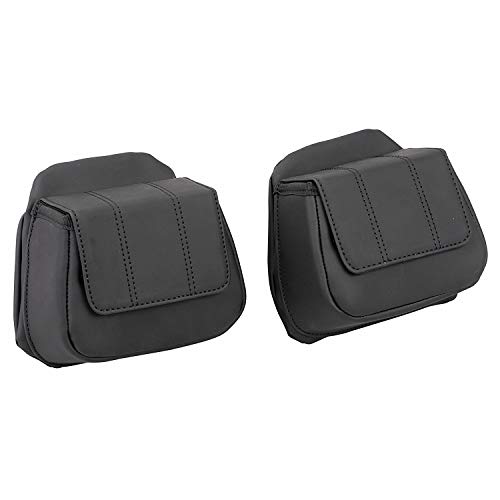 Alforjas negras para paneles inferiores de carenado con cierre magnético para Harley Touring Road Glide Street Glide Ultra Limited Electra Glide Trike Tri 2014-2023 miniatura 1