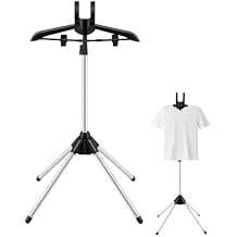 Steamer Stand for Clothes, Height Adjustable Handheld Steamer Hanger with Clips, Folding Garment Steamer Rack for Homes, Clothing Stores, Hotels