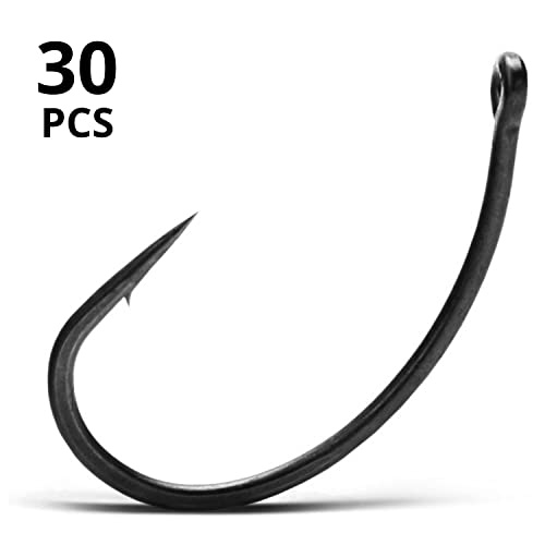 Tandem Baits Stealth Curve Shank 3x10 STK. Karpfenhaken-Set | Angel-Set Angelhaken zum Karpfenangeln | Praktisches… – Bild 3