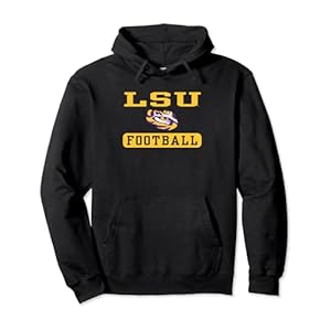 LSU Tigers Apparel Football Officially Licensed Pullover Hoodie