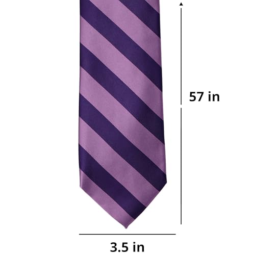 Image of tiemart Men's Striped Tie Standard Length