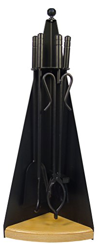 Imex El Zorro 12019N - JUEGO CHIMENEA PIRAMIDE 4 PIEZAS(NEGRO)