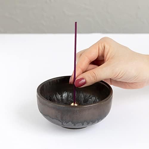 Asayu Japanese Low Smoke Incense Sticks Rose Floral Scent (40gr), Made in Japan Quality, Natural Material (Rose 40 gr)