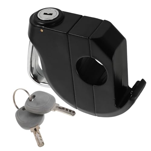 Unomor 1 Set Theft Helmet Lock for Electric Scooters Durable Aluminum Alloy Handlebar Storage Hook for Safe Helmet and Accessories Effortless Installation Sturdy Build