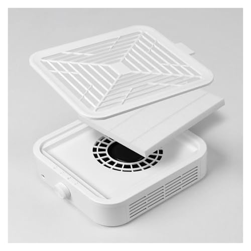 MRKU Aspiradora Profesional de manicura con Filtro Lavable, bajo Nivel de Ruido y Filtro de Polvo Lavable, con Ventilador de 120 W. Sistema de recolección eficiente para el Arte de la manicura.