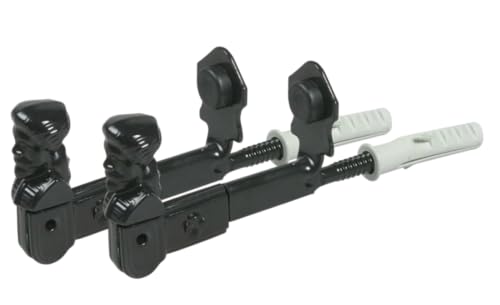 Set 2 Ferma Persiane ad Ometto Omino | Acciaio Zincato | Bloccaggio Sicuro | Uso Esterno | MOD 2