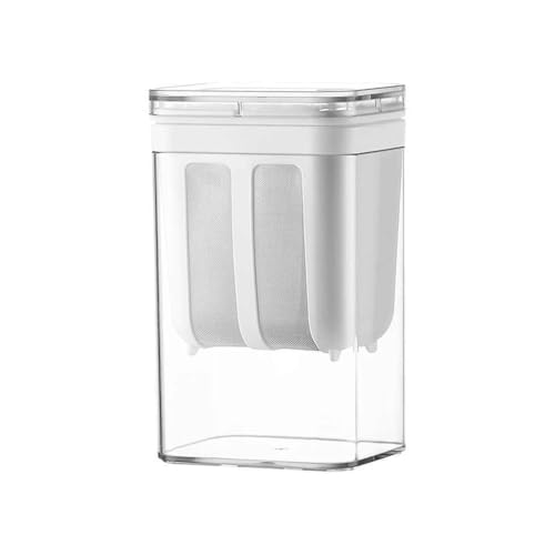 Clazkit 1400ml Hung Curd & Greek Yogurt Maker | Fine Mesh Strainer with Lid | Multifunctional Whey Separator & Curd Filter