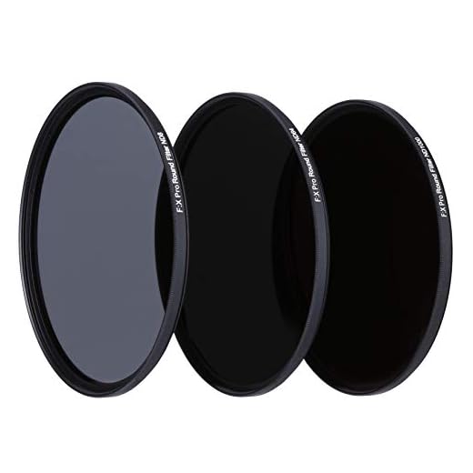 Rollei F:X Pro ND filterset (ND 8, ND 64, ND1000) neutralt filterset med 3 gråfilter (67 mm)