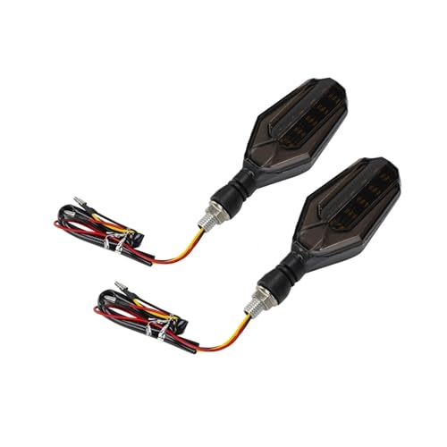 Clignotant universel pour moto LED défilant améliore visibilité de jour comme de nuit
