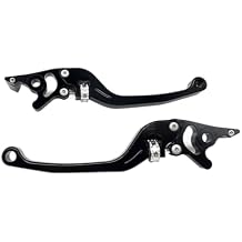 Motorcycle Adjustable Brake Clutch Lever Handle Hydraulic Racing Levers Universal Fit for Fit for Yamahaa Fit for KawasakiBlack