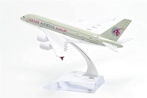 Image of Toys Uncle Diecast Aeroplane Scale Model, (Qatar, 16 CM)