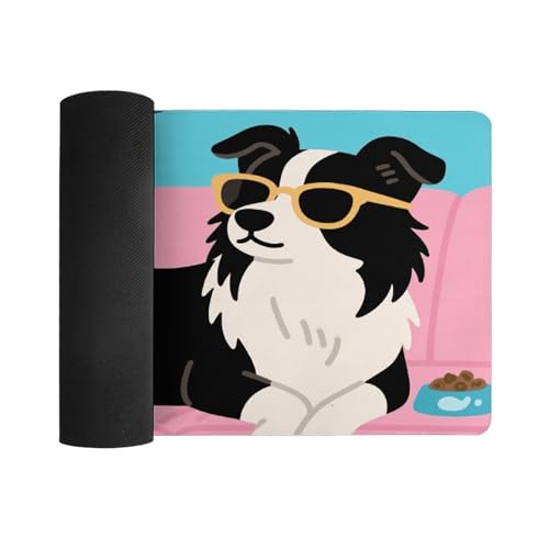 Desk Pad Protector 24x12 Inch Extended Dogs Funny Pets miniatura 3