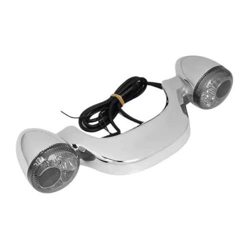 Clignotants feu de stop moto arrière argent pour Street Glide Road King FLHX FLTRX 2010-2021