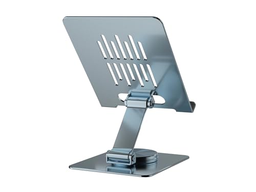 Conceptronic THANA09G Support de Tablette Pliable et Rotatif ・(THANA09G)・Base rotative à 360°・Hauteur réglable