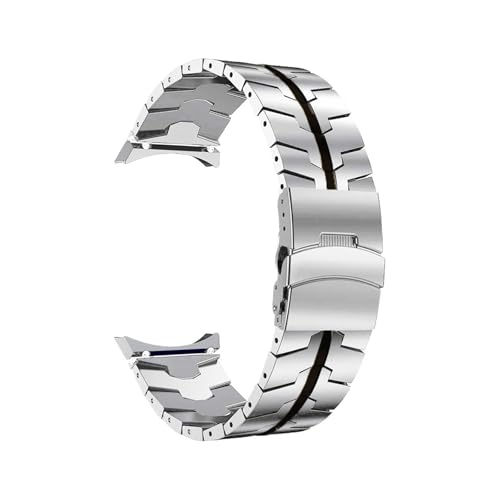 [PLYYQZM] ���ԂȂ��J�[�u�G���h���^���o���h .Sam su ng �ɍ��� Watch FE 7 6 5 4 40mm 44mm 6Classic 47mm 43mm 5Pro 45mm �����p�u���X���b�g�ɓK��(Silver Black,For 