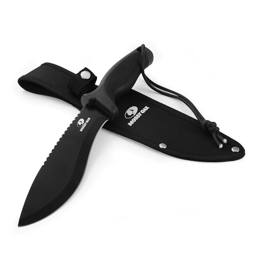 Mossy Oak 11.5'' Machete for Yard Work, Survival Kukri Machete Knife with Sheath, EDC Gear,...