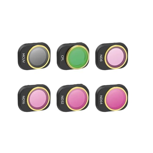 �݊���������܂�DJI Mini 4 Pro Sunnylife MCUV ND4/8/16/32-PL �����\�ȉ�]���w�K���X�t�B���^�[�L�b�g(Six-piece filter set)