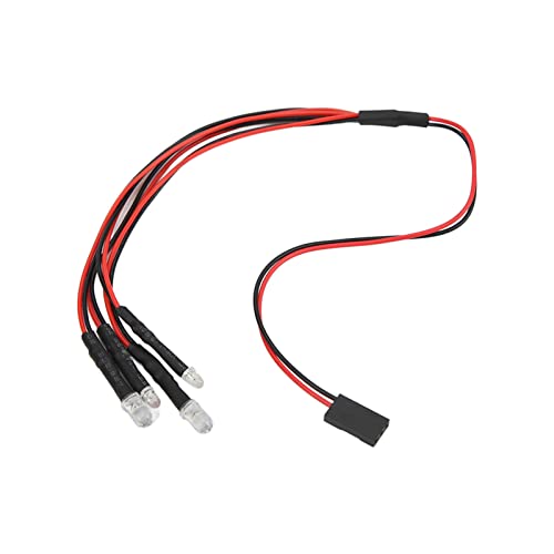 Tbest Scx24 Led Lights Splitter Light Kit Gladiator Rear Bumper With Amber Axial 24 Deadbolt4 Led Rc Car Led Light Rc Car Upgrade Parts For Axial Axial Scx24 1 24 Remote Control Car