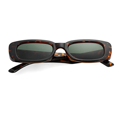 Image of Kursan Small Rectangle Sunglasses for Women Men Square Frame Sun Glasses - 100% UV400 Protection