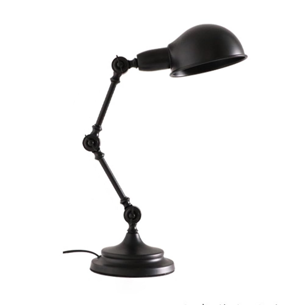 Lampada da scrivania Vintage con Braccio oscillante Regolabile a Collo D'Oca, lampade da Tavolo da Architetto, Camera da Letto, Comodino, Lampada da Comodino per Ufficio Domestico, Lavoro, Studio,