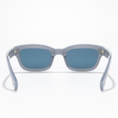 Vintage Small Square Sunglasses for Men Women Classic Shades Retro Minimalist Eyewear for Driving Business Everyday Style4