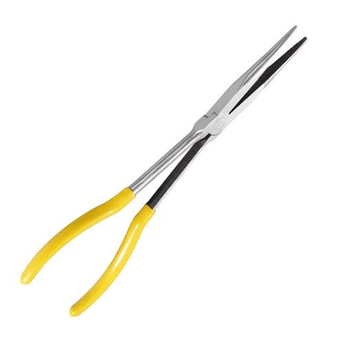 Alicates de punta larga rectos de 11 pulgadas con mango ergonómico antideslizante 2