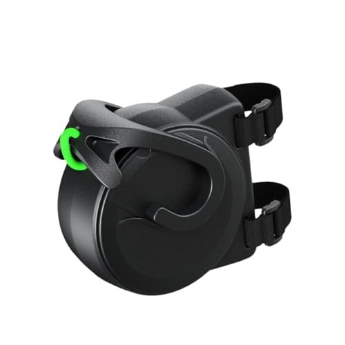 MoSundi Fahrrad Abschleppseil für Eltern und Kind, 14x14x8cm ABS Abschleppvorrichtung mit Gummiband, kompatibel mit Mountainbikes und Freizeitfahrrädern, Schwarz und Grün