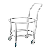 Ideal para sostener de forma segura una amplia gama de artículos, incluyendo botellas de gas, botellas de bebida, botellas de vino y macetas, con acero inoxidable grueso que garantiza un uso anticaídas y duradero.