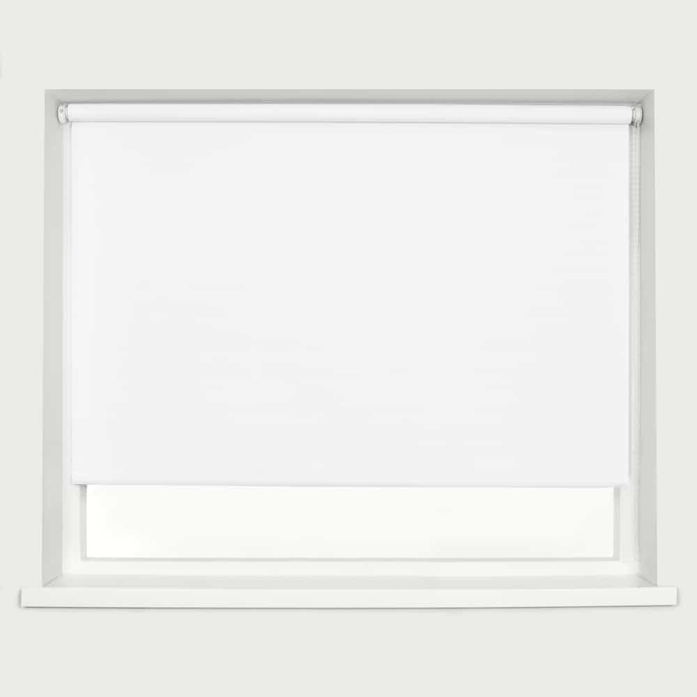 Caecus Blinds Blackout Roller Blind White 210Cm from B&Q