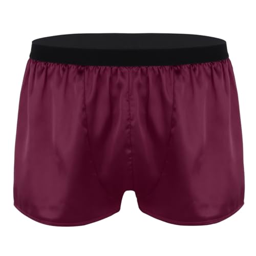 Moily Men's Silky Boxers Shorts Summer Holiday Loose Panties Sports Shorts Beachwear