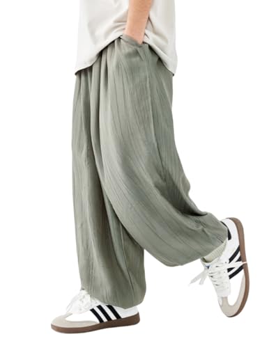 Irsutey Boy Sport Sweatpants Athletic Workout Pull On Elastic Leisure Pant Boys Joggers Casual Loose Pant with Pocket