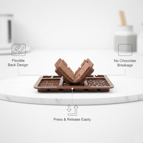 Image of Signamio 9 in 1 Chocolate Mould - Multiple Size Chocolate Mould Silicone for Crafting - Versatile Chocolate Silicone Mould for Baking and Decorating
