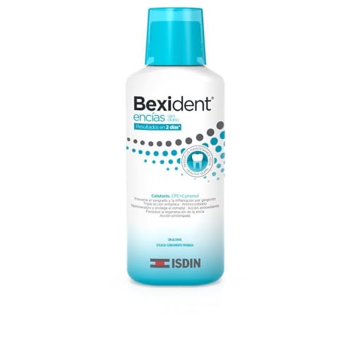 ISDIN Bexident Encías Uso Diario Colutorio con CPC + Cymenol, Reduce el sangrado y la inflamación por gingivitis en 2 días, 1 x 250ml
