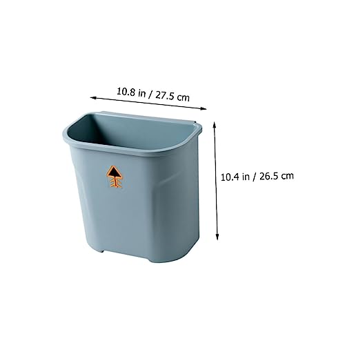 Caneca de basura rectangular plástica colgante ligera miniatura 2