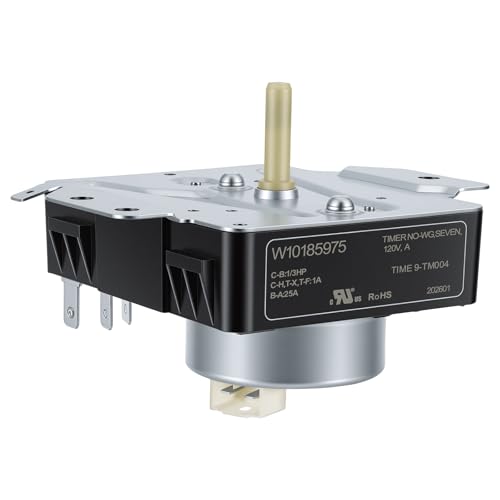 Image of W10185975 WPW10185975 Dryer Timer Replacement, Genuine OEM Quality, Replaces 1481702, AP6016538, PS11749828, EAP11749828, 162-708-AM, 162-708-1, Fits Whirlpool Kenmore Sears Dryers