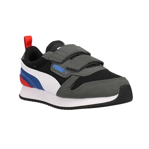 PUMA PUMA Preschool R78 Shoes, Size: 1.5 M US Little Kid, Color Black White/Dark Shadow