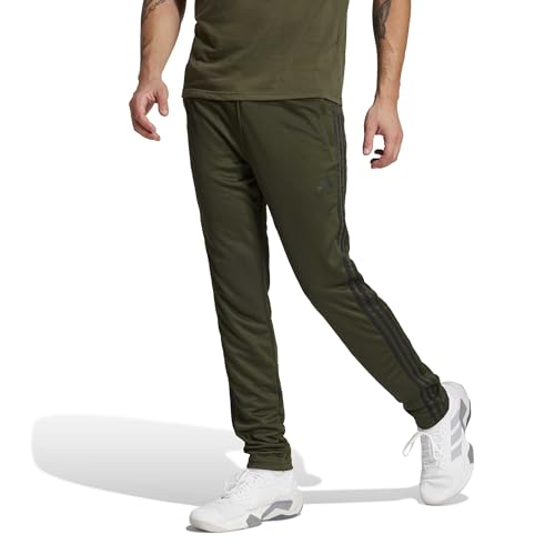 adidas Herren Train Essentials 3-Stripes Training Pants, Night Cargo/Black, M – Ansicht 3