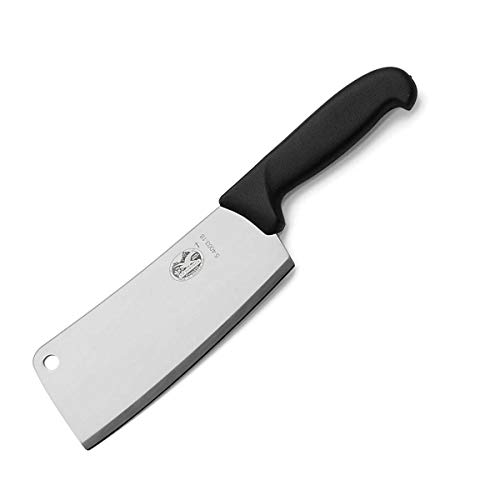 Victorinox 5.4003.18 Pro Kitchen Cleaver with 7.1 Inch Blade and Black Fibrox Handle