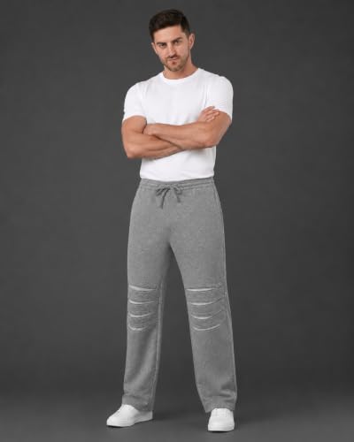 Image of SaintX Men's Premium Performance Joggers | with Knee Gussets for Enhanced Mobility | Stretchable Functional Fabric | Modern Athletic Straight Fit | Stylish Casual & Active Wear (Style 39)