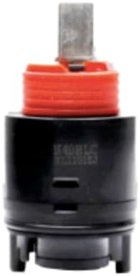 T & T Hardware 40mm Replacement Shower Cartridge – Compatible with N40HLC Type F for Tuscany Valves, Square Broach, 77mm Height, Black/Red