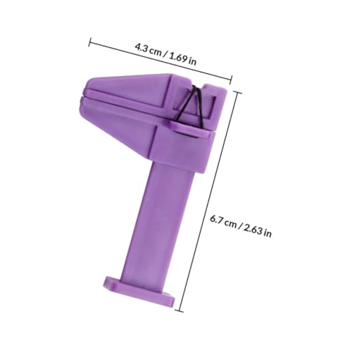 5 clips para manicura de uñas acrílicas multicolor miniatura 2